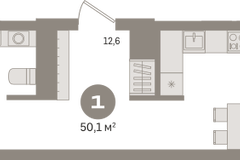 Екатеринбург, ул. Шаумяна, 20, Южные кварталы (Брусника) (Дом 5) (Юго-Западный) - фото квартиры