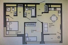 Екатеринбург, ул. Космонавтов, 108/е (Эльмаш) - фото квартиры