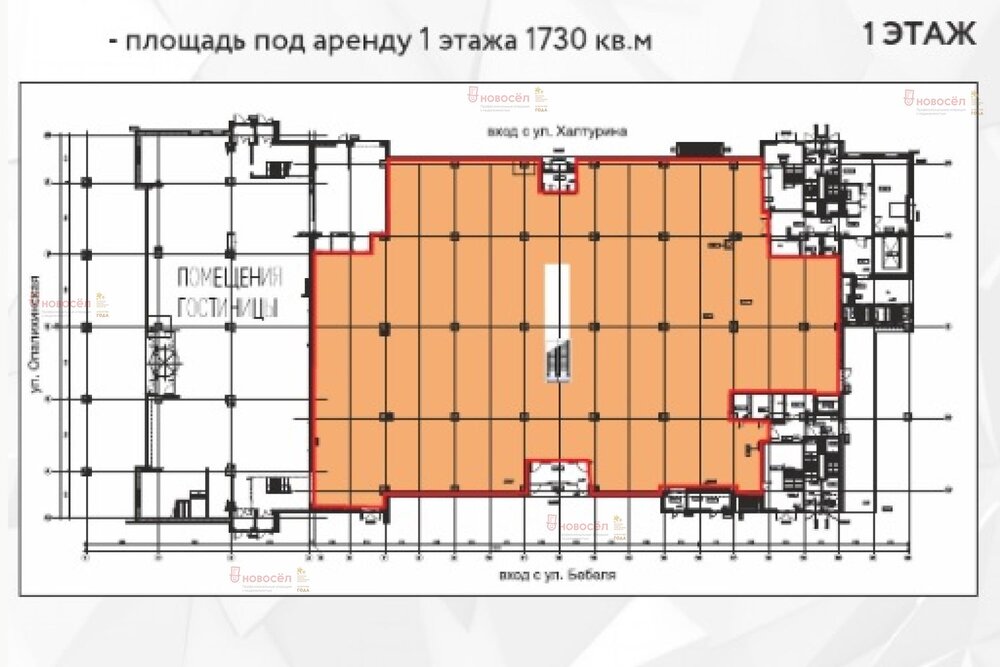 Екатеринбург, ул. Бебеля, 59 (Заречный) - фото торговой площади (2)