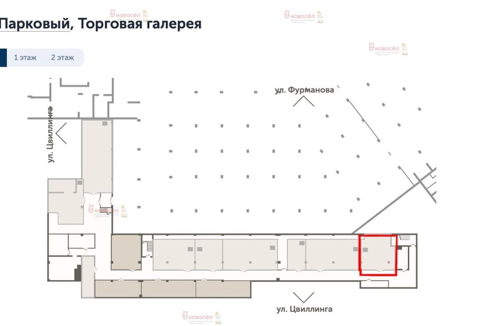 Екатеринбург, ул. Цвиллинга, 7а (Автовокзал) - фото торговой площади (6)