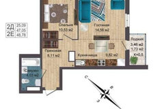 Екатеринбург, ул. Таватуйская, 25/4 (Старая Сортировка) - фото квартиры