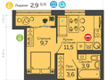 Продажа квартиры: Екатеринбург, ул. Чемпионов, 5 (Солнечный) - Фото 1