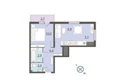 Екатеринбург, ул. Евгения Савкова, 35 (Широкая речка) - фото квартиры