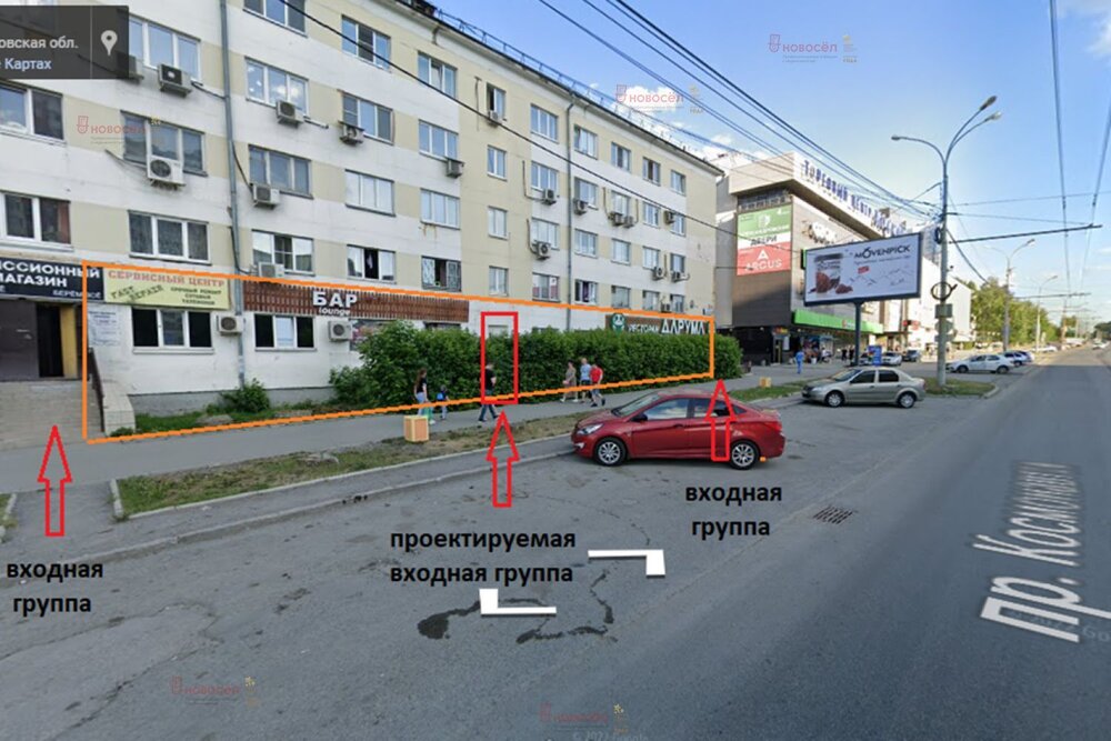 Екатеринбург, ул. Космонавтов, 56 (Эльмаш) - фото торговой площади (6)