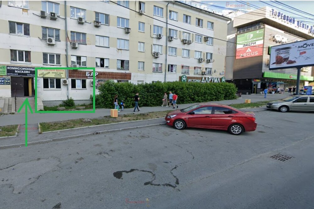 Екатеринбург, ул. Космонавтов, 56 (Эльмаш) - фото торговой площади (2)