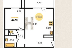 Екатеринбург, ул. Академика Ландау, 14/3 (Академический) - фото квартиры