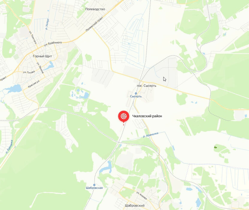 п. Сысерть, ул. южная окраина (городской округ Екатеринбург) - фото земельного участка (1)