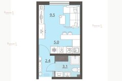 Екатеринбург, ул. 40-летия Комсомола, 35/2 (ЖБИ) - фото квартиры