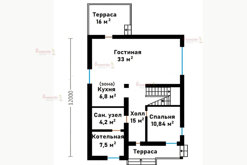 Екатеринбург, ул. Глубочинский, 26 (Кольцово) - фото коттеджа (1)