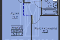 Екатеринбург, ул. Космонавтов, 11/2б, ЖК "Космонавтов 11" (Космонавтов, 11В) (Завокзальный) - фото квартиры