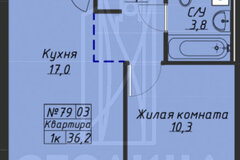 Екатеринбург, ул. Космонавтов, 11/2б, ЖК "Космонавтов 11" (Космонавтов, 11В) (Завокзальный) - фото квартиры