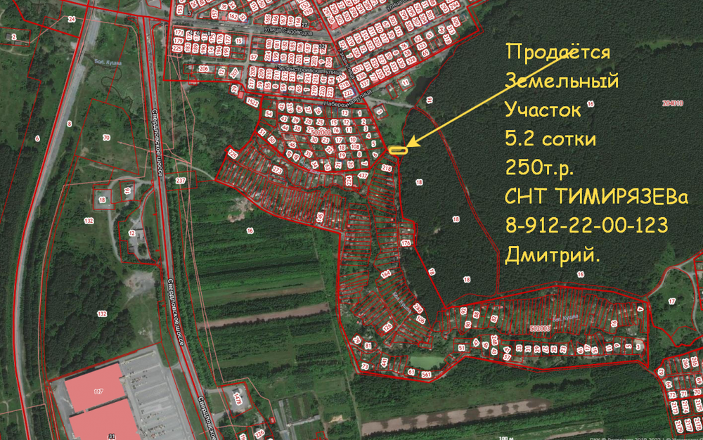 г. Нижний Тагил, СНТ ТИМИРЯЗЕВА (городской округ Нижний Тагил) - фото сада (2)