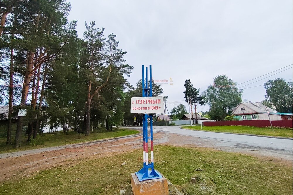 п. Озерный (г.о. Режевской), ул. Еловая, 4 (городской округ Режевской) - фото земельного участка (2)