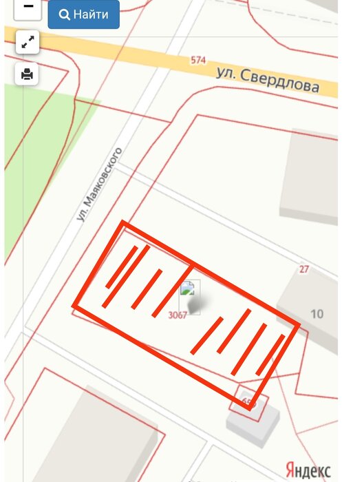 г. Камышлов, ул. Маяковского, 10 (городской округ Камышловский) - фото земельного участка (3)