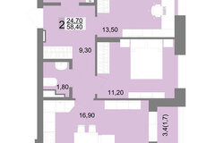 Екатеринбург, ул. Татищева, 136, ЖК "Белый Парус" (ВИЗ) - фото квартиры