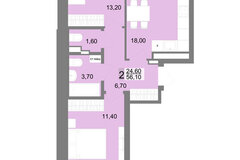 Екатеринбург, ул. Татищева, 136, ЖК "Белый Парус" (ВИЗ) - фото квартиры