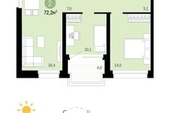 Екатеринбург, ул. Мраморская, 6 (Уктус) - фото квартиры