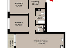 Екатеринбург, ул. Ландау, 1 (Академический) - фото квартиры