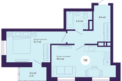 Екатеринбург, ул. Мельковский, 4 (Завокзальный) - фото квартиры