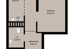Екатеринбург, ул. Шаумяна, 43 стр (Юго-Западный) - фото квартиры