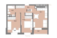 Екатеринбург, ул. Монтерская, 4 (Вторчермет) - фото квартиры