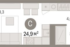 Екатеринбург, ул. Пехотинцев, 2в, Квартал «Депо» (Дом 2) - фото квартиры