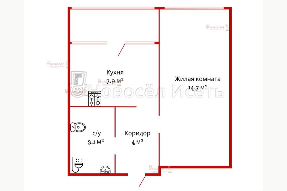 Екатеринбург, ул. микрорайон Светлый, 10 (Уктус) - фото квартиры (1)