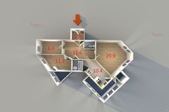 Екатеринбург, ул. Бебеля, 184 (Новая Сортировка) - фото квартиры