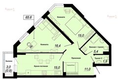 Екатеринбург, ул. Блюхера, 95 (Пионерский) - фото квартиры