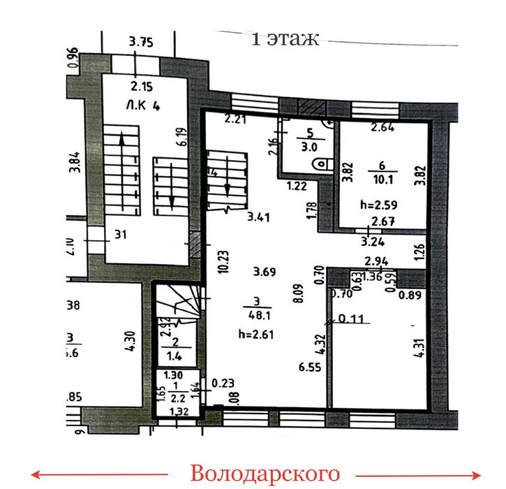 Екатеринбург, ул. Володарского, 4 (Центр) - фото торговой площади (3)