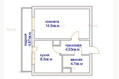 Екатеринбург, ул. Новгородцевой, 23 (ЖБИ) - фото квартиры