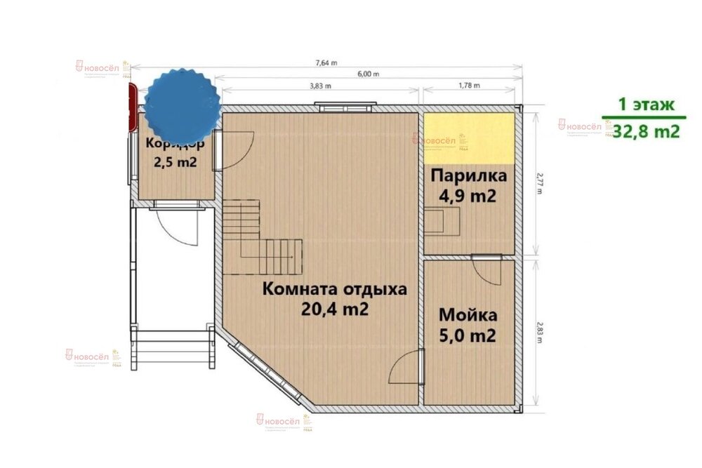 п. Зеленый Лог, ул. Луговая,   (городской округ Полевской) - фото дачи (1)