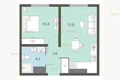 Екатеринбург, ул. 40-летия Комсомола, 35/2 (ЖБИ) - фото квартиры