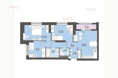 Екатеринбург, ул. Азина, 16 (Центр) - фото квартиры