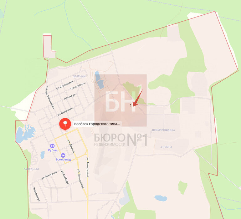 поселок городского типа Малышева, ул. территория Промплощадка (городской округ Малышевский) - фото земельного участка (2)