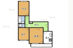 Екатеринбург, ул. Академика Шварца, 16/2 (Ботанический) - фото квартиры