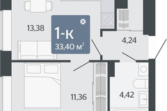г. Березовский, ул. микрорайон Зори, 1 (городской округ Березовский) - фото квартиры