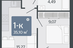 г. Березовский, ул. микрорайон Зори, 1 (городской округ Березовский) - фото квартиры