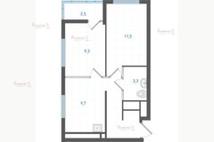 Екатеринбург, ул. Учителей, 33, ЖК «Основинские кварталы» (Учителей, 33) - фото квартиры