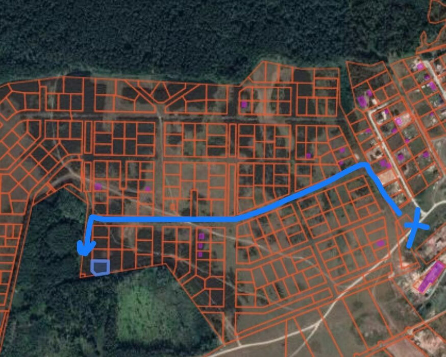 п. Сарапулка, ул. Черничная (городской округ Березовский) - фото земельного участка (3)