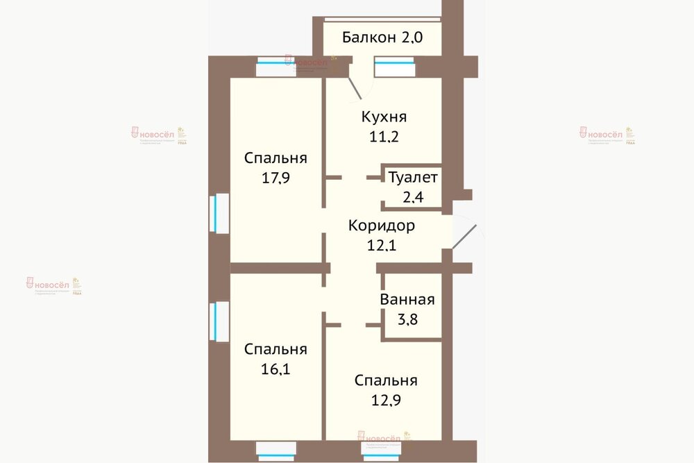 г. Березовский, ул. Гагарина, 17 (городской округ Березовский) - фото квартиры (1)