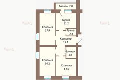 г. Березовский, ул. Гагарина, 17 (городской округ Березовский) - фото квартиры