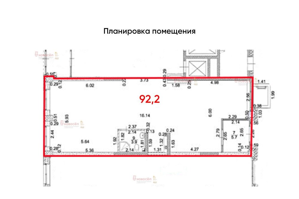 Екатеринбург, ул. Ботаническая, 22 (Втузгородок) - фото торговой площади (1)