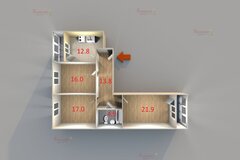 Екатеринбург, ул. Раевского, 20 (Втузгородок) - фото квартиры