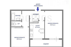 Екатеринбург, ул. Космонавтов, 96 (Эльмаш) - фото квартиры