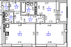Екатеринбург, ул. Блюхера, 38 (Втузгородок) - фото квартиры