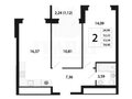 Продажа квартиры: Екатеринбург, ул. Космонавтов, 91Б (секция 1.1) (Уралмаш) - Фото 1