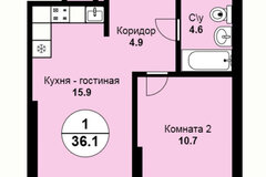 Екатеринбург, ул. Сибирский , 24а, Сибирский сад (Сибирский тракт) - фото квартиры