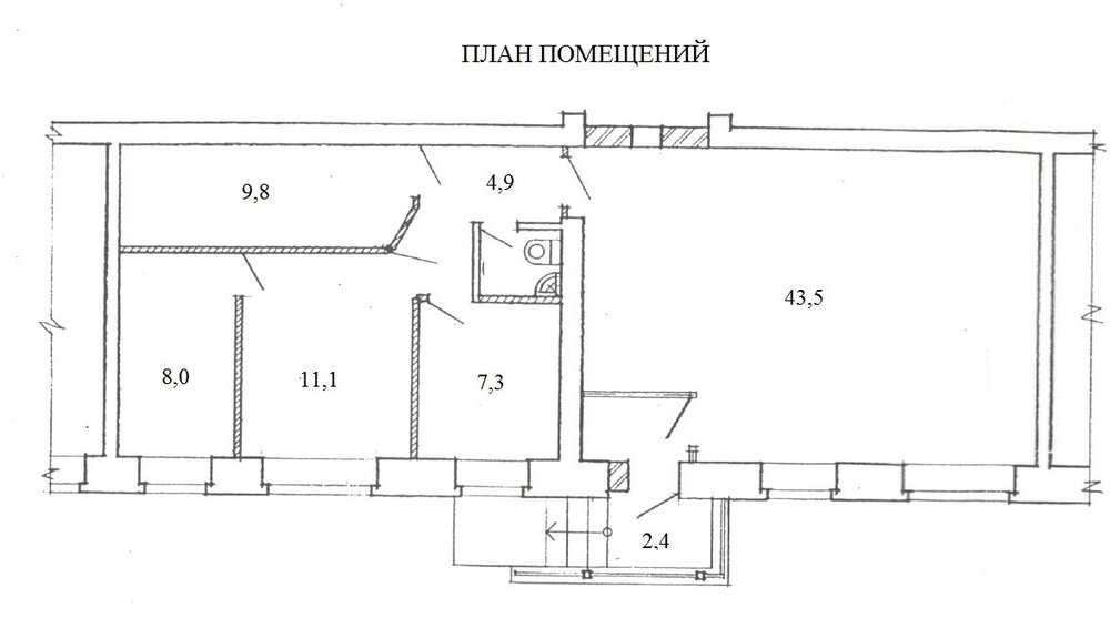 Екатеринбург, ул. Верх-Исетский, 25 (ВИЗ) - фото офисного помещения (2)