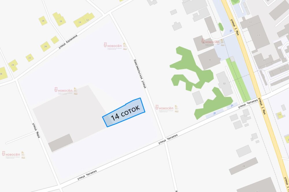 г. Арамиль, ул. Комсомольская, 10 (городской округ Арамильский) - фото земельного участка (1)